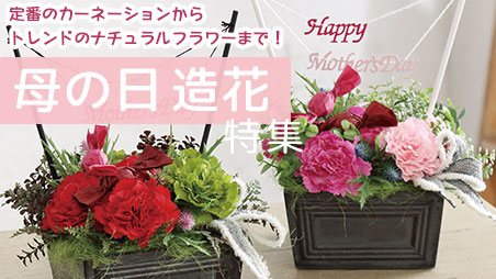 母の日造花(アーティフィシャルフラワー)特集
