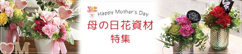 母の日花資材特集