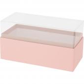 即日★デザインBOX クリア80ダブル ピンク/162-1294-2