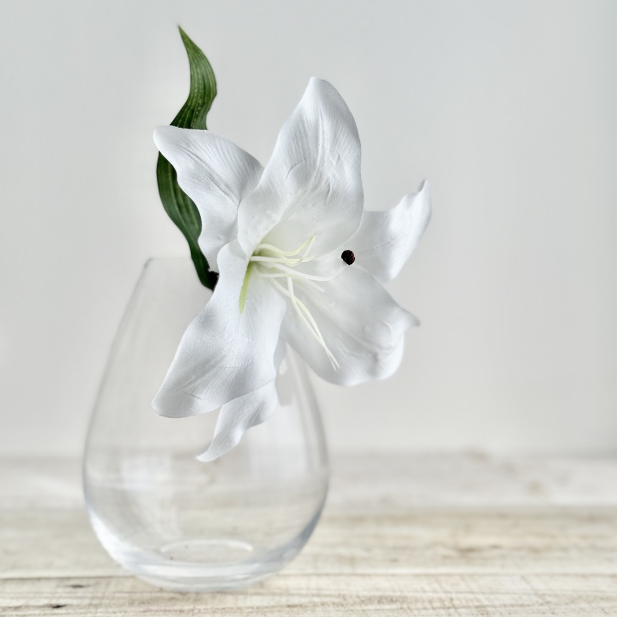 即日★【造花】V22015 カサブランカリリー #001 ホワイト/66-817529-0