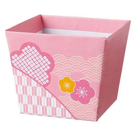 松村工芸/デザインBOX ポット2.5号 ヤスガリピンク/162-1280-73