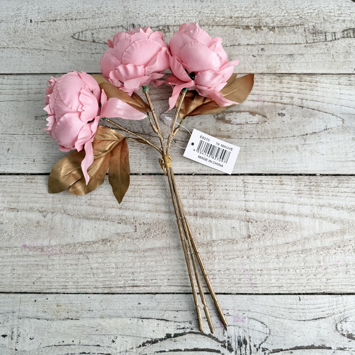 特価◎【造花】E8270 ピオニーバンドル× MAUVE/157-8270-19
