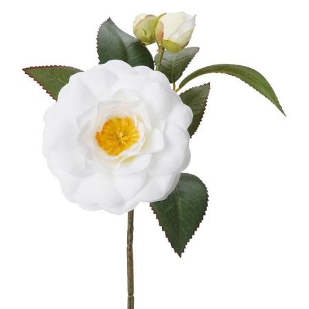 【造花】P-9829-10 椿 ホワイト/144-982910-0