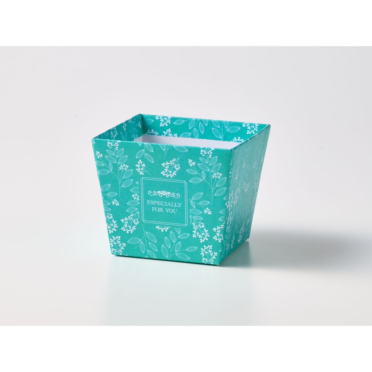 松村工芸/デザインBOXポット2.5号 ボタニカルブルー