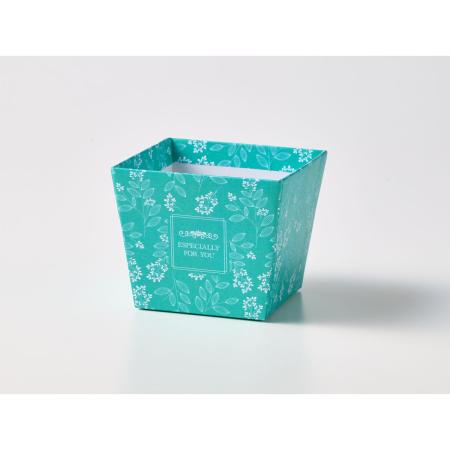 松村工芸/デザインBOXポット2.5号 ボタニカルブルー