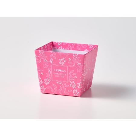 松村工芸/デザインBOXポット2.5号 ボタニカルピンク
