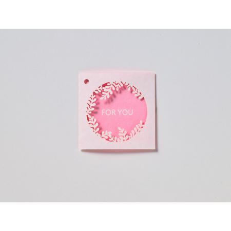 松村工芸/プリザトリセツタグ #21 ピンク (10マイ)