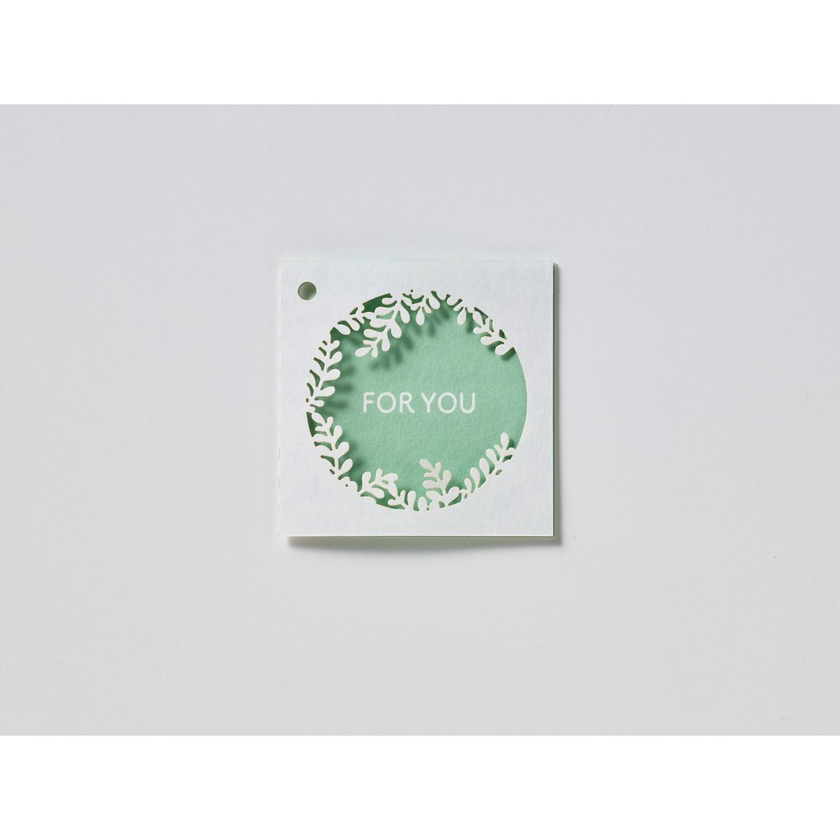 松村工芸/プリザトリセツタグ #52  ミストグリーン (10マイ)