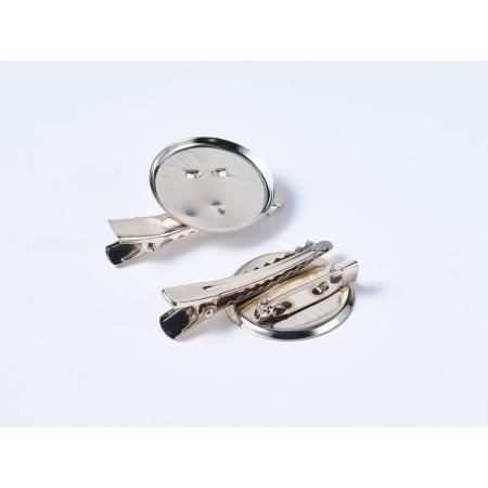 特価◎松村工芸/ダブルクリップ30mm 台付 シルバー(5コ)