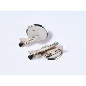 即日☆松村工芸/ダブルクリップ30mm 台付 シルバー(5コ) - 花材通販は