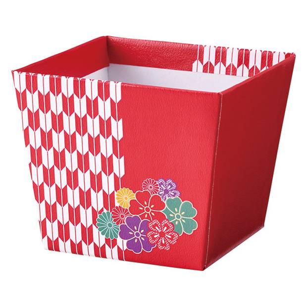 松村工芸/デザインBOXポット2.5号/162-1280-87 - 花材通販はなどんや