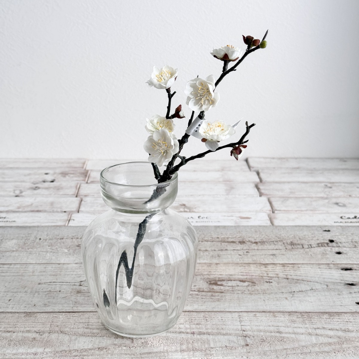 【造花】MAGIQ東京堂/春日梅 S #1 WHITE/FJ002057-001