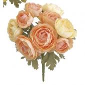 ※販売終了※即日★【造花】MAGIQ東京堂/キャンディフロスラナンブッシュ　ピーチクリーム/FM007184-006