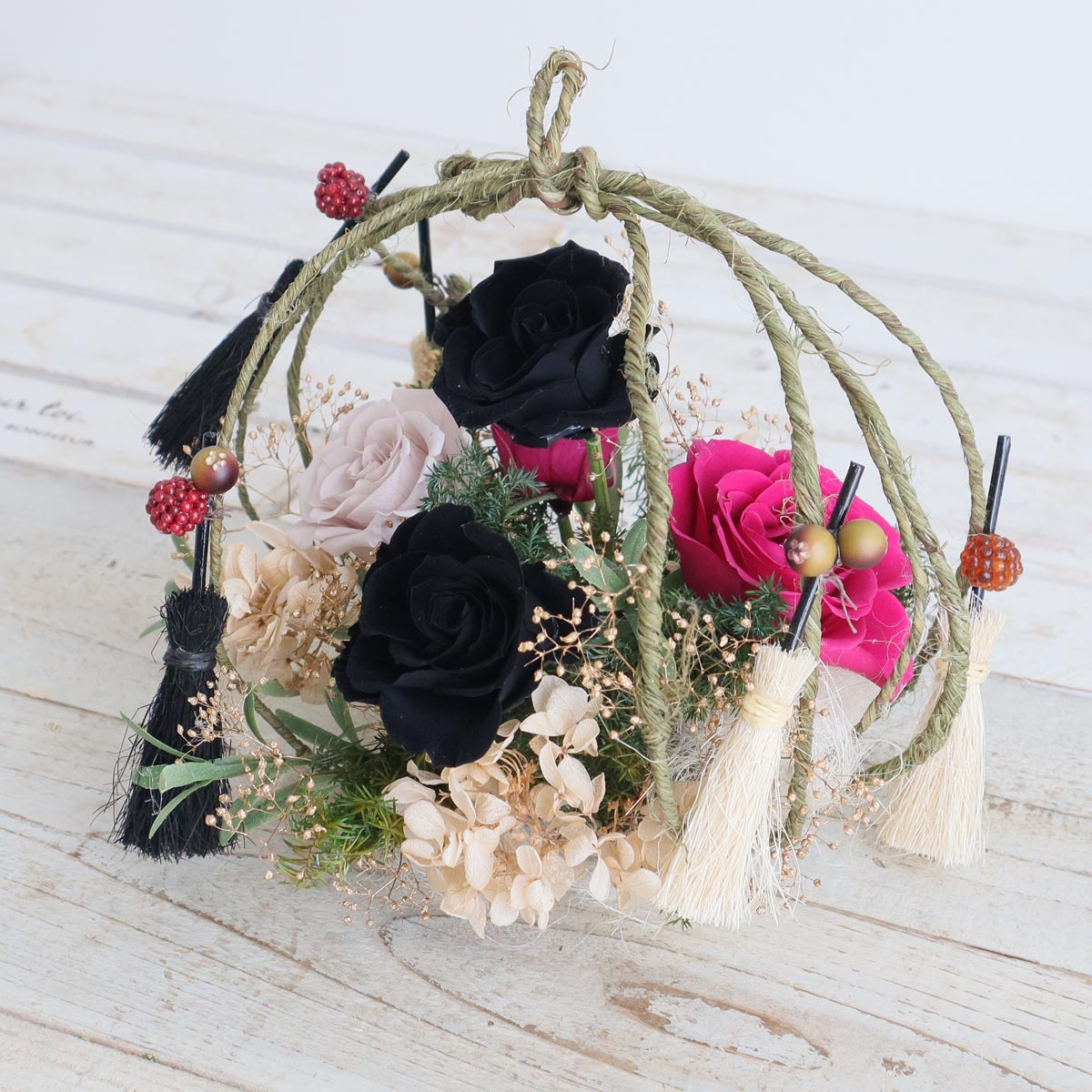 特価◎オアシス/ラスティックワイヤー　グリーン  21m/77776