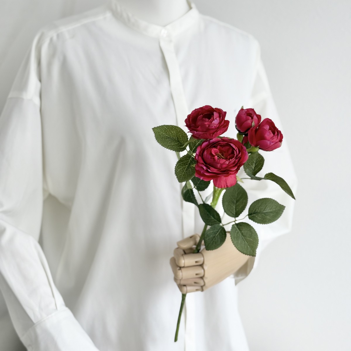 【造花】MAGIQ東京堂/メリンダローズ #28 DK.RD 171/FM009087-028