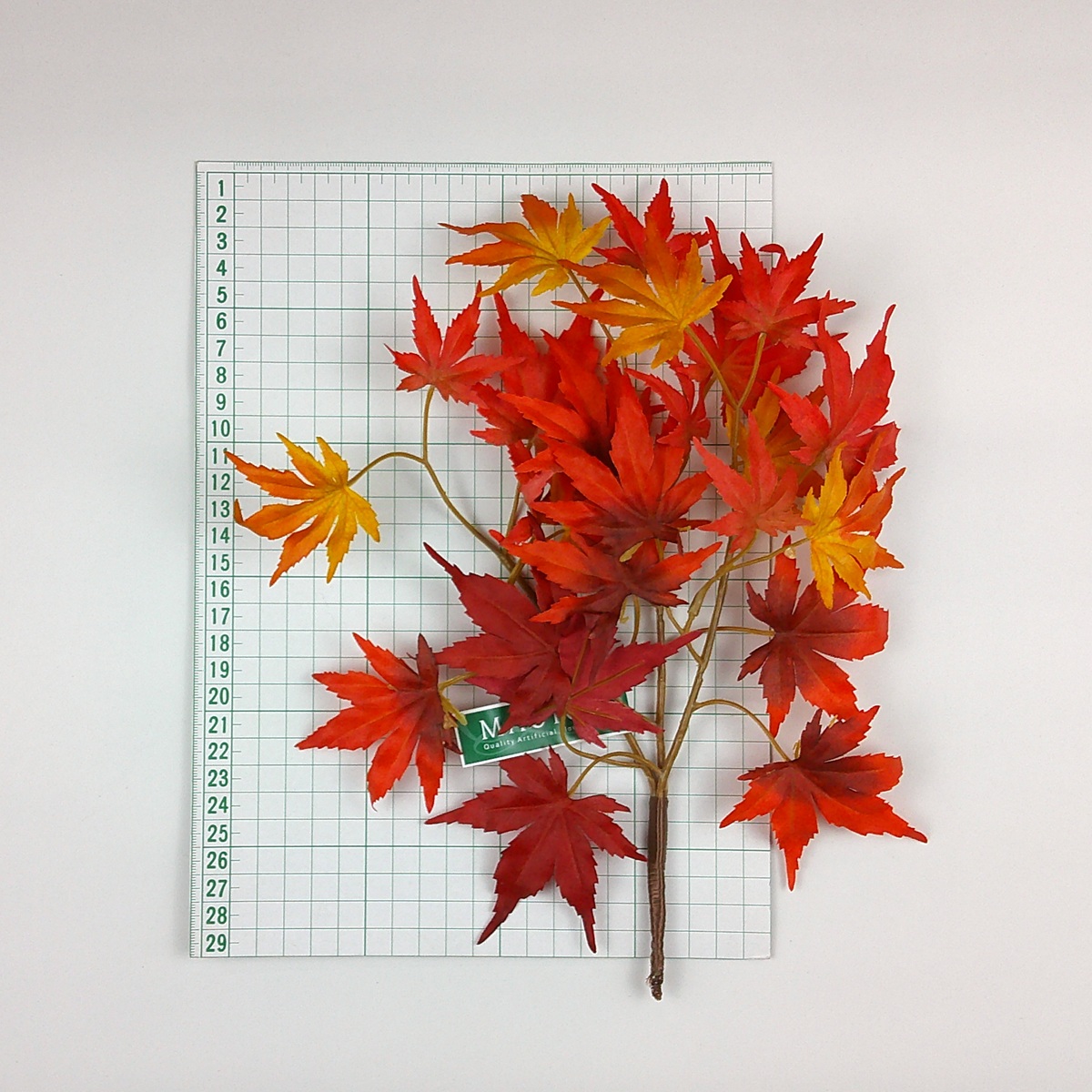 即日★【造花】MAGIQ東京堂/もみじ枝ミニ　#3  RED レッド　3枝付き/FG009222-003