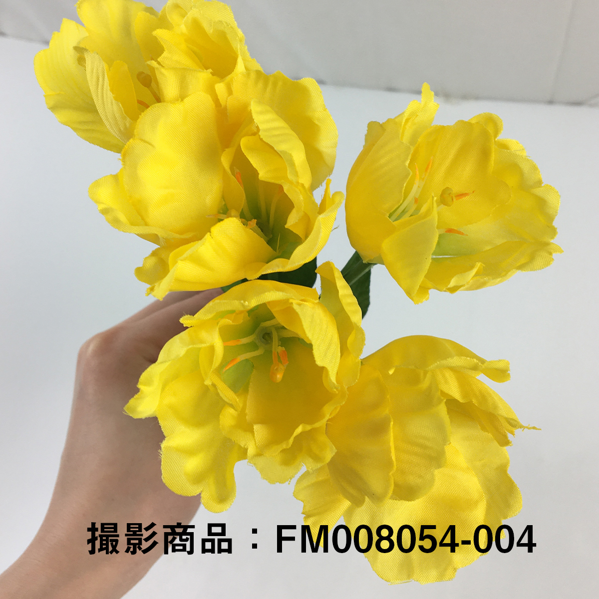 即日★【造花】MAGIQ東京堂/エリーチューリップバンドル クリームホワイト/FM008054-001