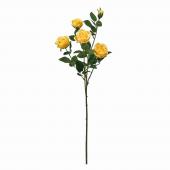 【造花】MAGIQ東京堂/プリマスプレーローズ YELLOW/FM002295-004