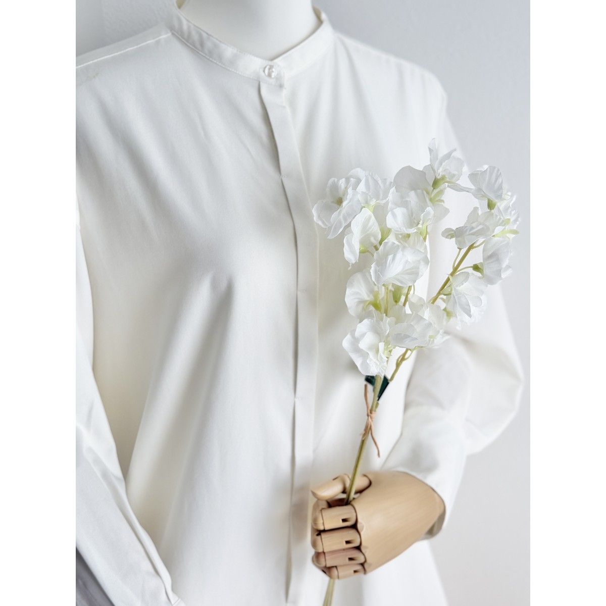 即日★【造花】MAGIQ東京堂/ジュディスイトピーバンドル 3本 #1 WHITE/FM006014-001