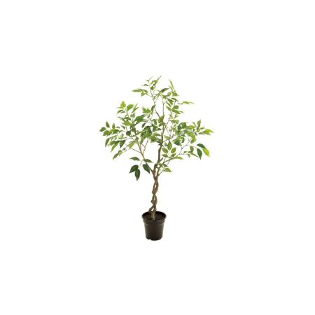 【人工観葉植物】ファイカスツリーポット ミニ(光触媒加工商品) GREEN/ZV005830