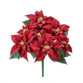 造花】MAGIQ東京堂/ReCO マティスポインセチアガーランド RED