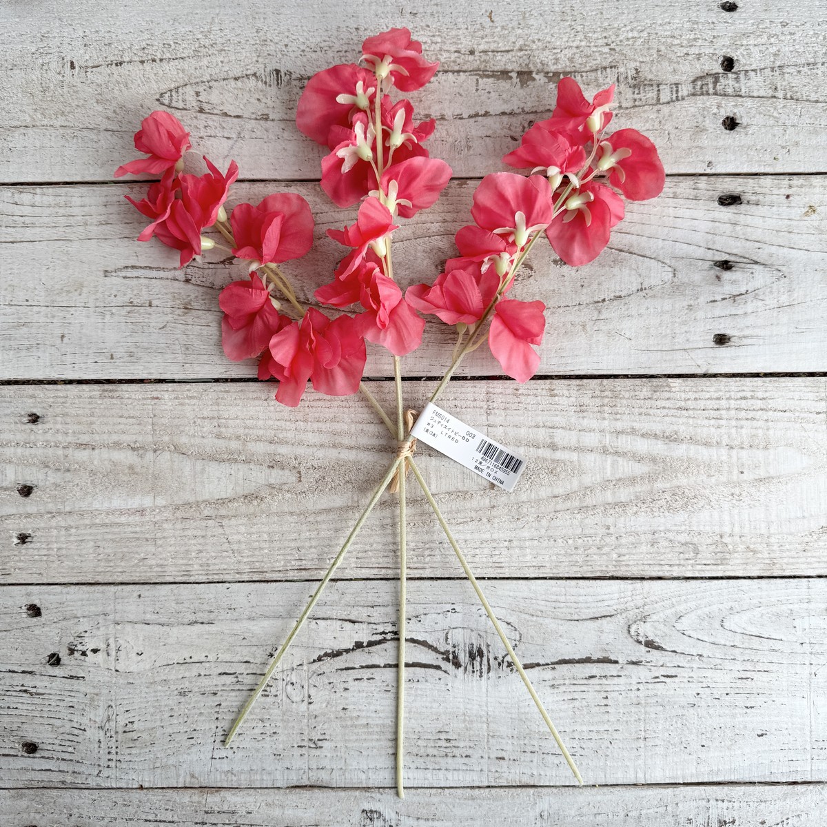 即日★【造花】MAGIQ東京堂/ジュディスイトピーバンドル ライトレッド #3 LTRED/FM006014-003