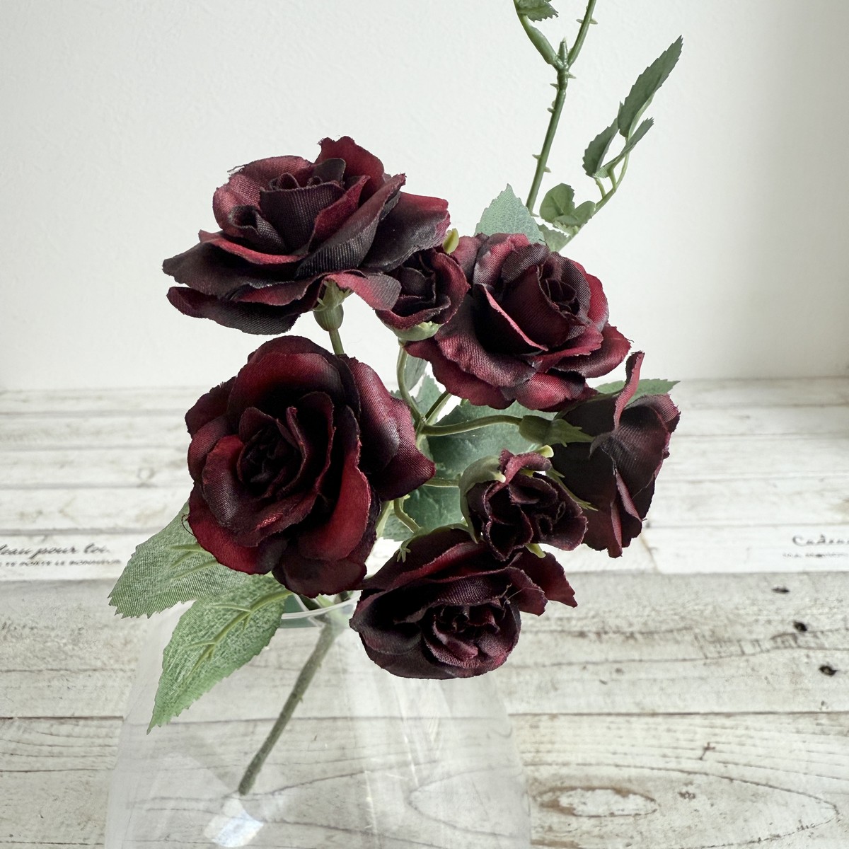 即日★【造花】MAGIQ東京堂/パレットローズ バーガンディ #7 BURGUNDY/FM000160-007