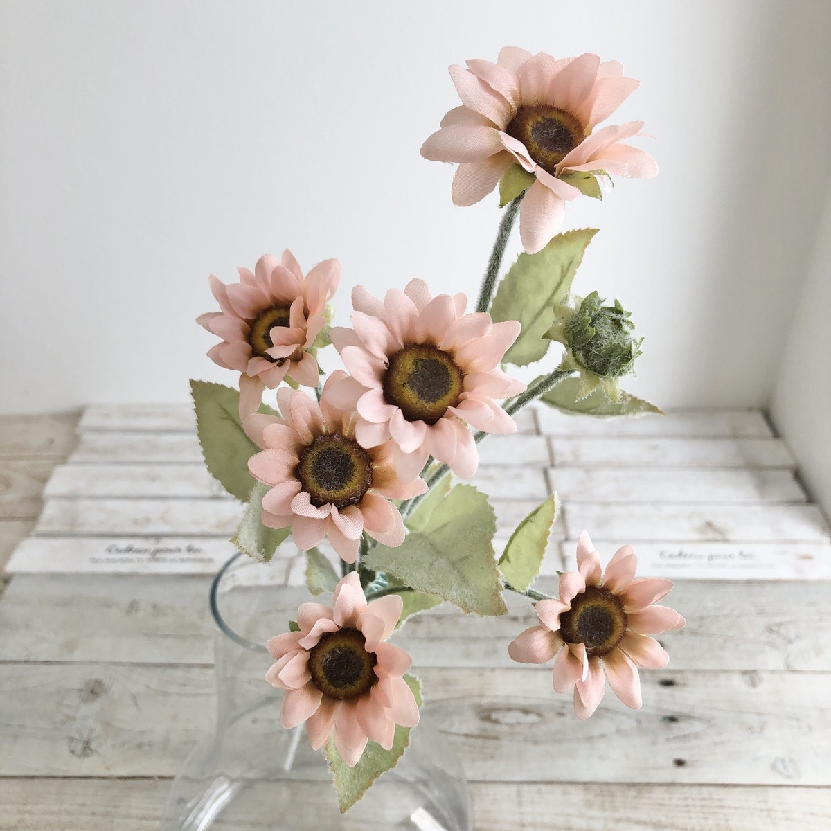 大特価◎【造花】MAGIQ東京堂/ピーチラヴィーヌサンフラワー ピーチピンク PEACH/PK/FM005102