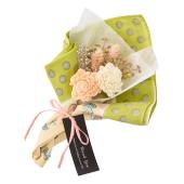 大特価◎【ドライ】東京堂/ソラフラワーハンカチブーケ #1 ホワイト