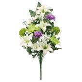 即日☆【造花】MAGIQ東京堂/リリーミックスブッシュ/FMV24147 - 花材