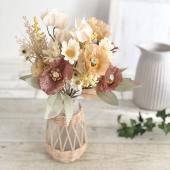 ミヤ　コスメブーケ 造花】MAGIQ東京堂/コクリコミックスブーケ #17 PU/YL パープル