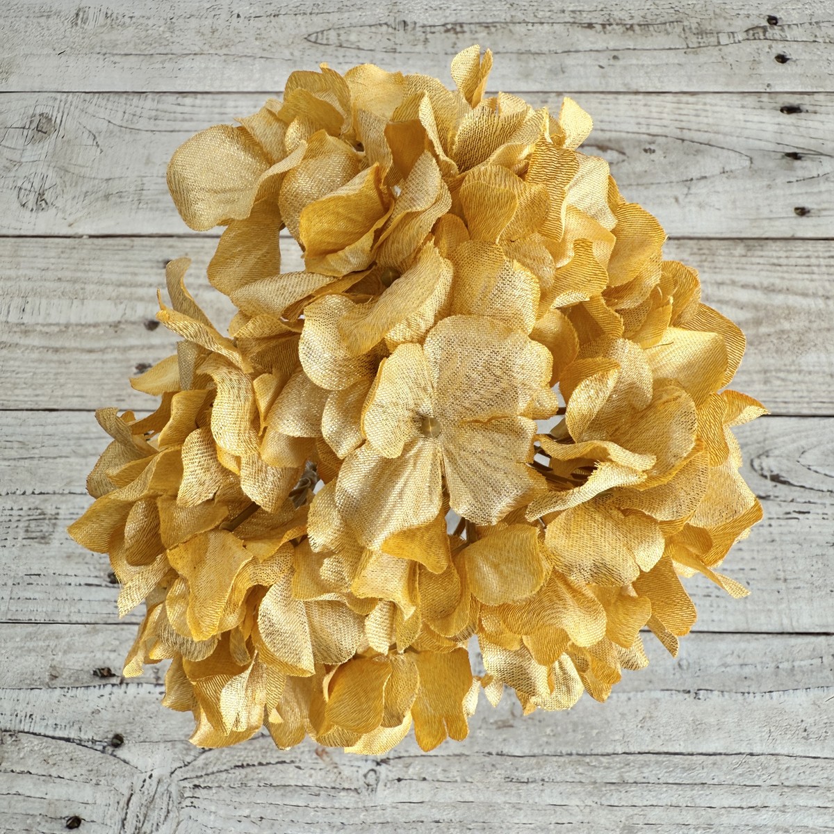 即日★【造花】MAGIQ東京堂/シアーハイドレンジアバンドル #4  YE/GO イエローゴールド/FX000320-004