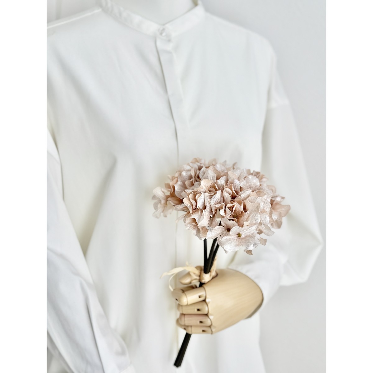 即日★【造花】MAGIQ東京堂/シアーハイドレンジアバンドル #6  PEACH ピーチ/FX000320-006