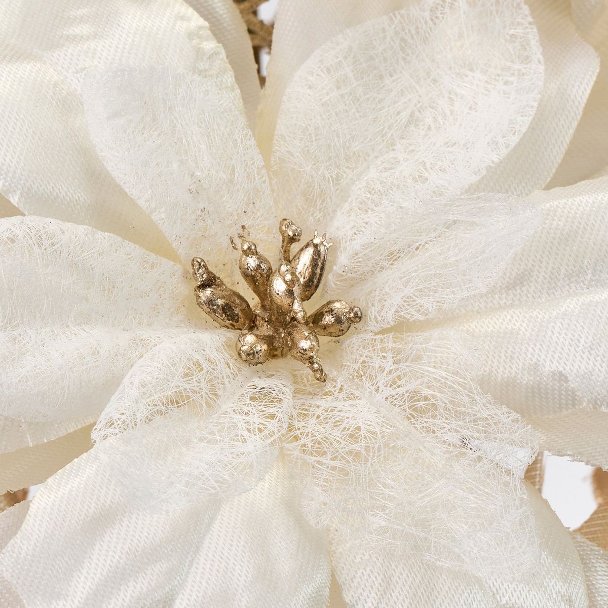 即日★【造花】MAGIQ東京堂/サラポインセチアブッシュ #1  WHITE ホワイト/FX004680-001