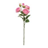 フローラル装飾のピンクキャビネット 002 キャビネット 3枚扉 薔薇の彫刻 ピンクベージュ色｜キャビネット チェスト・キャビネット
