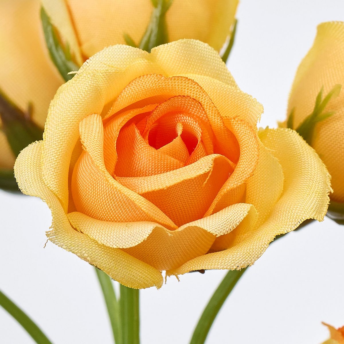 【造花】MAGIQ東京堂/パールローズ #4  YEL/OR イエローオレンジ/FM000124-004