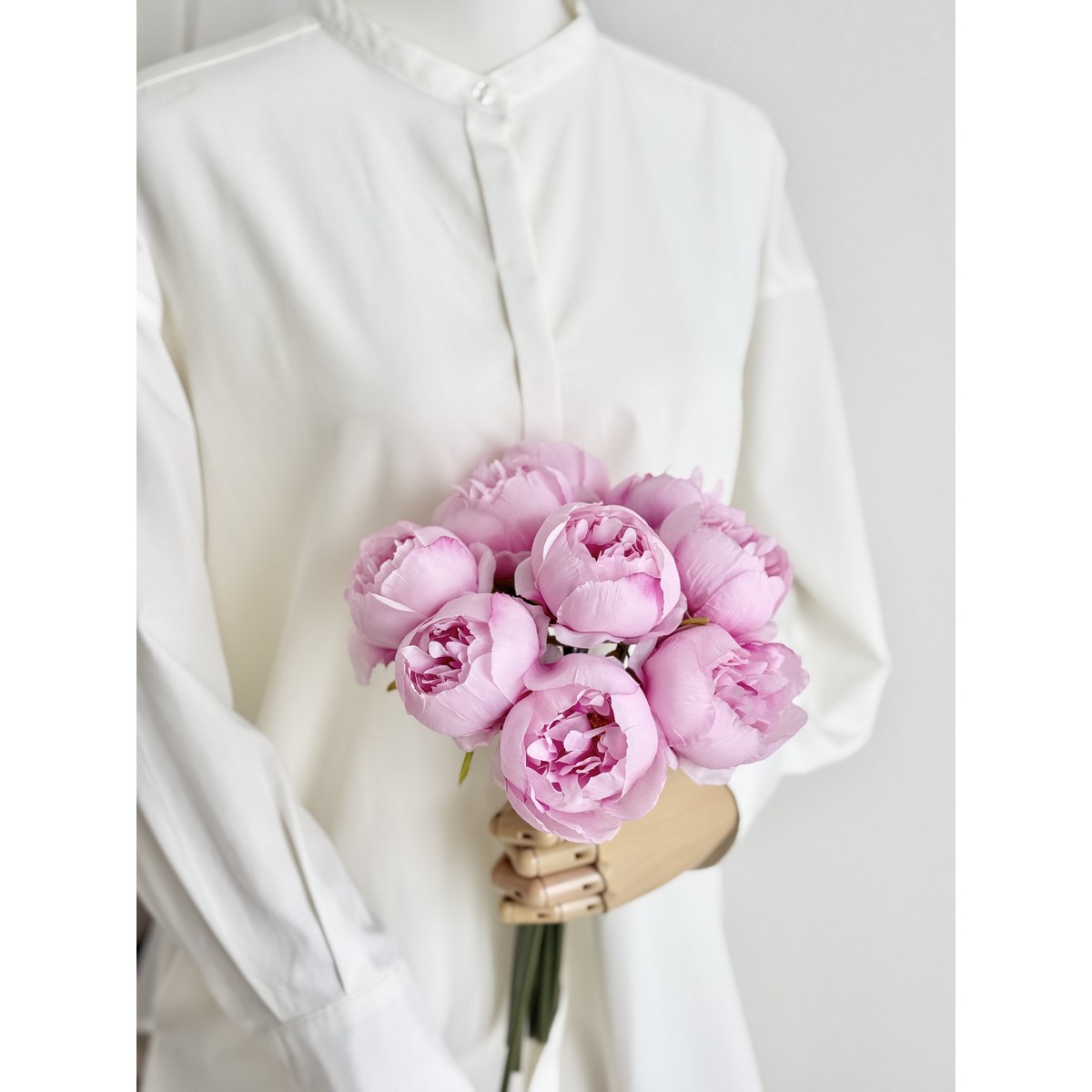 即日★【造花】MAGIQ東京堂/アーリーピオニーブーケ #2  DKPK ダークピンク/FM000409-002