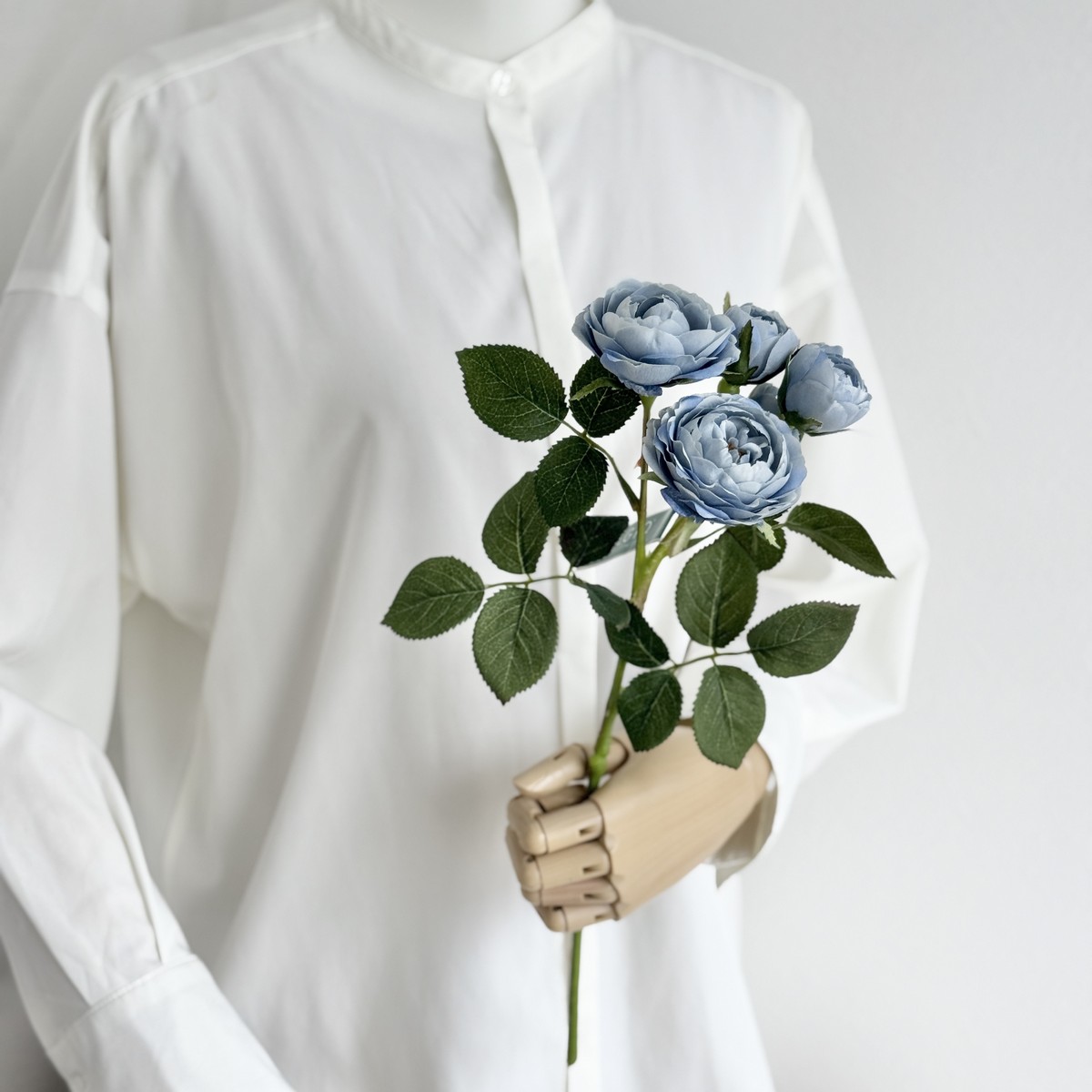 【造花】MAGIQ東京堂/メリンダローズ #105 LTBL ライトブルー/FM009087-105