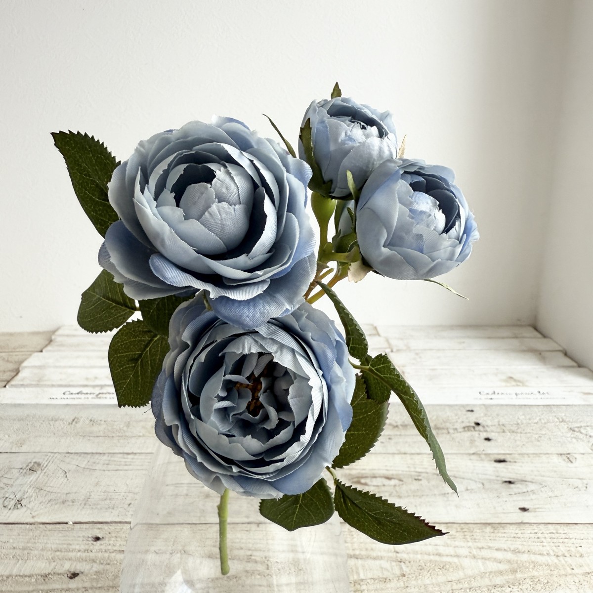 【造花】MAGIQ東京堂/メリンダローズ #105 LTBL ライトブルー/FM009087-105