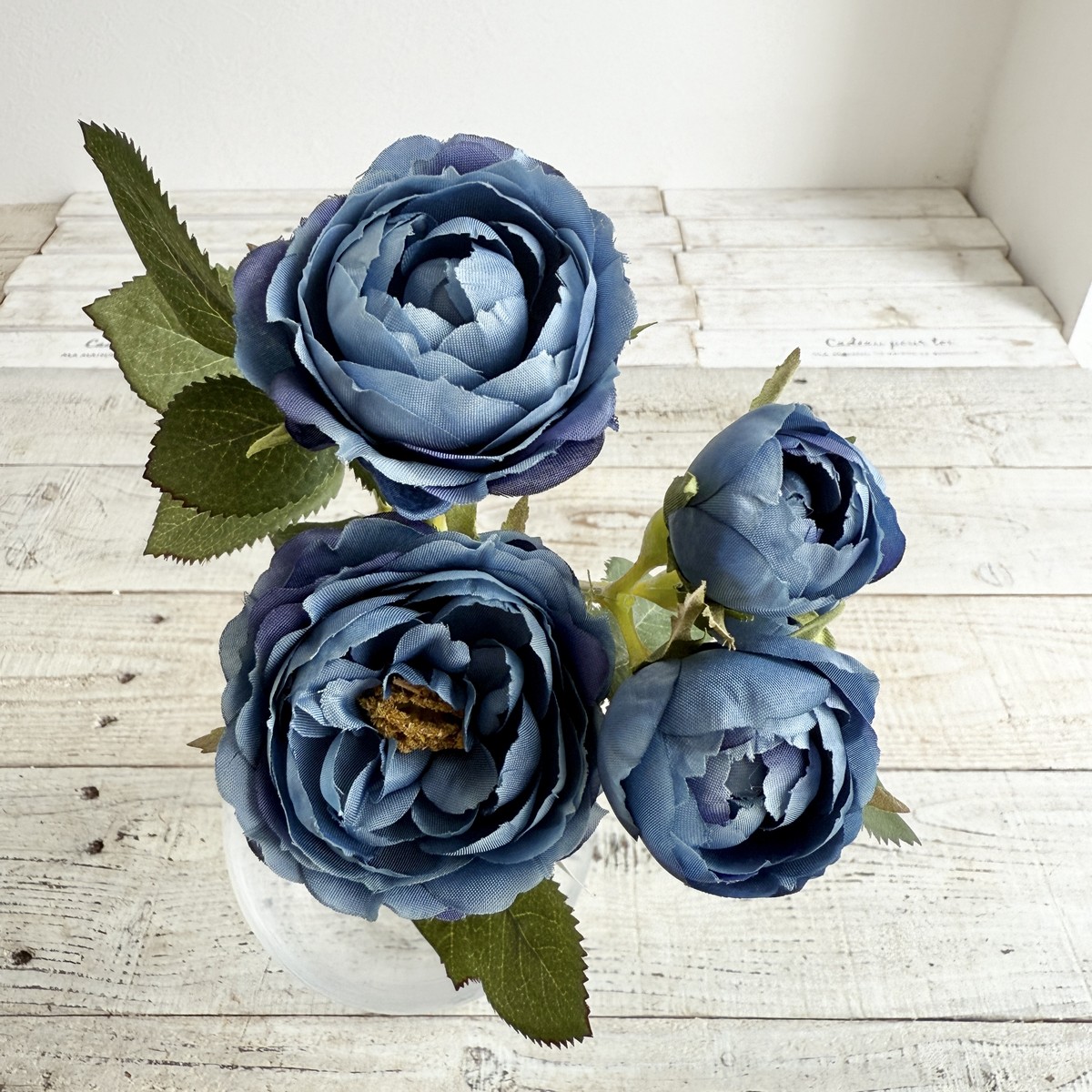 【造花】MAGIQ東京堂/メリンダローズ #110 DKBL ダークブルー/FM009087-110