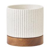 タイディポット ホワイト/MC030769 - 花材通販はなどんやアソシエ