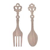 ウッドカトラリー 2個 #8 BR/GY ブラウングレイ/ZE009088-008