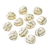 特価◎即日★英字エッグ ミニ 12個 WH/ZE003215