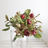 造花】MAGIQ東京堂/ホーソーンミックスブーケ RED/GREEN レッド