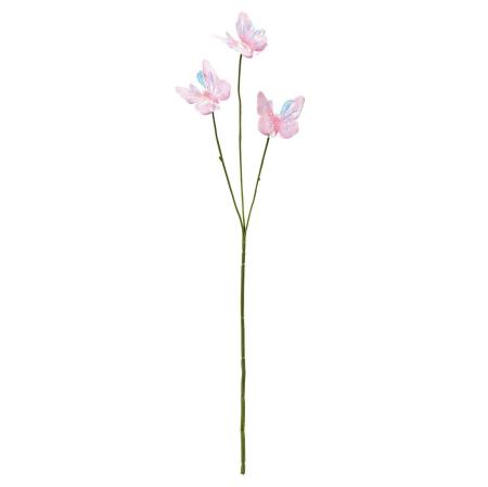 【造花】MAGIQ東京堂/プリズムバタフライ #2  PINK ピンク/FM001677-002