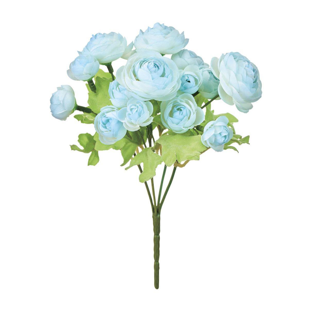 特価◎【造花】MAGIQ東京堂/カレンラナンブッシュ #105 LTBR ライトブルー/FM006069-105