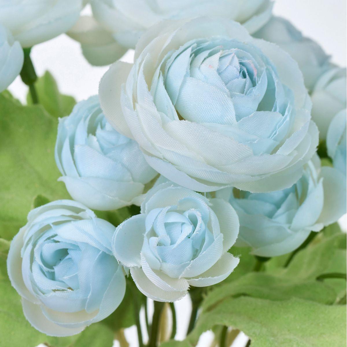 特価◎【造花】MAGIQ東京堂/カレンラナンブッシュ #105 LTBR ライトブルー/FM006069-105