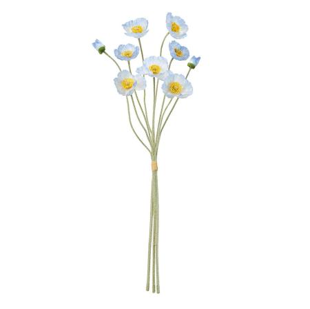 特価◎【造花】MAGIQ東京堂/ボヌールポピーバンドル #105 LTBL ライトブルー/FM005026-105