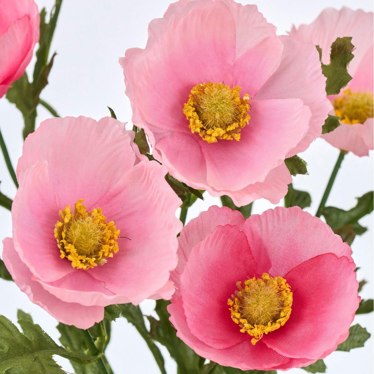 【造花】MAGIQ東京堂/サリューポピーブッシュ #52 PKMIX ピンクミックス/FM006026-052