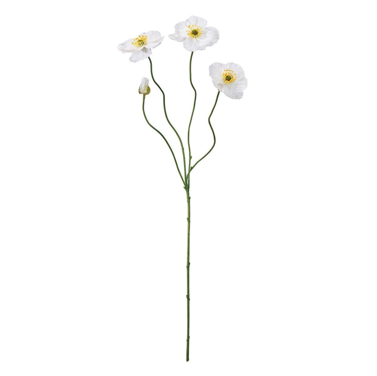 【造花】MAGIQ東京堂/エレナポピー #1  WHITE ホワイト/FM008326-001